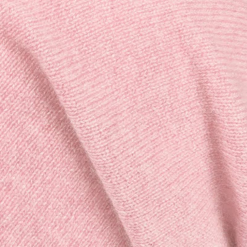 Soft pink cashmere