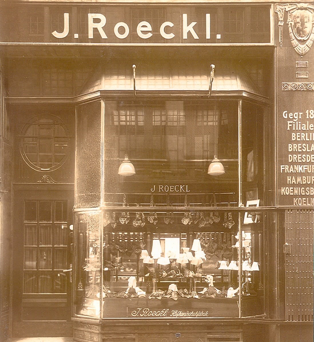 Historic Roeckl store in munich