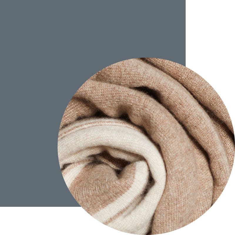 Roeckl textiles made from natural fibers, produced according to traditional techniques