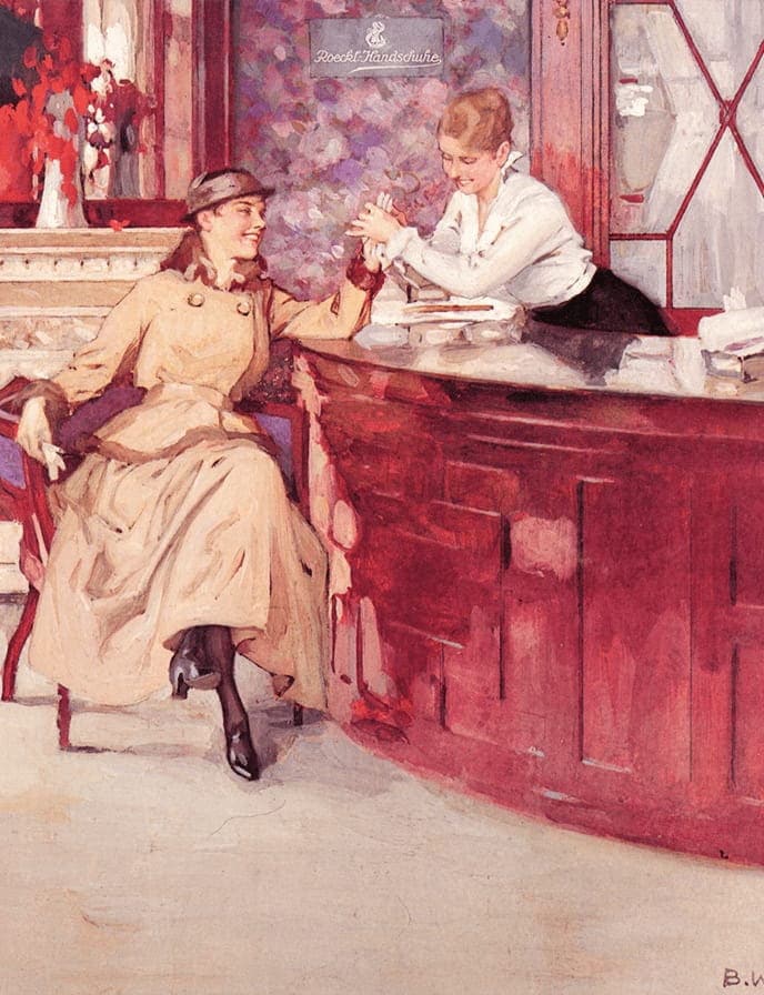 Read about the glove etiquette.