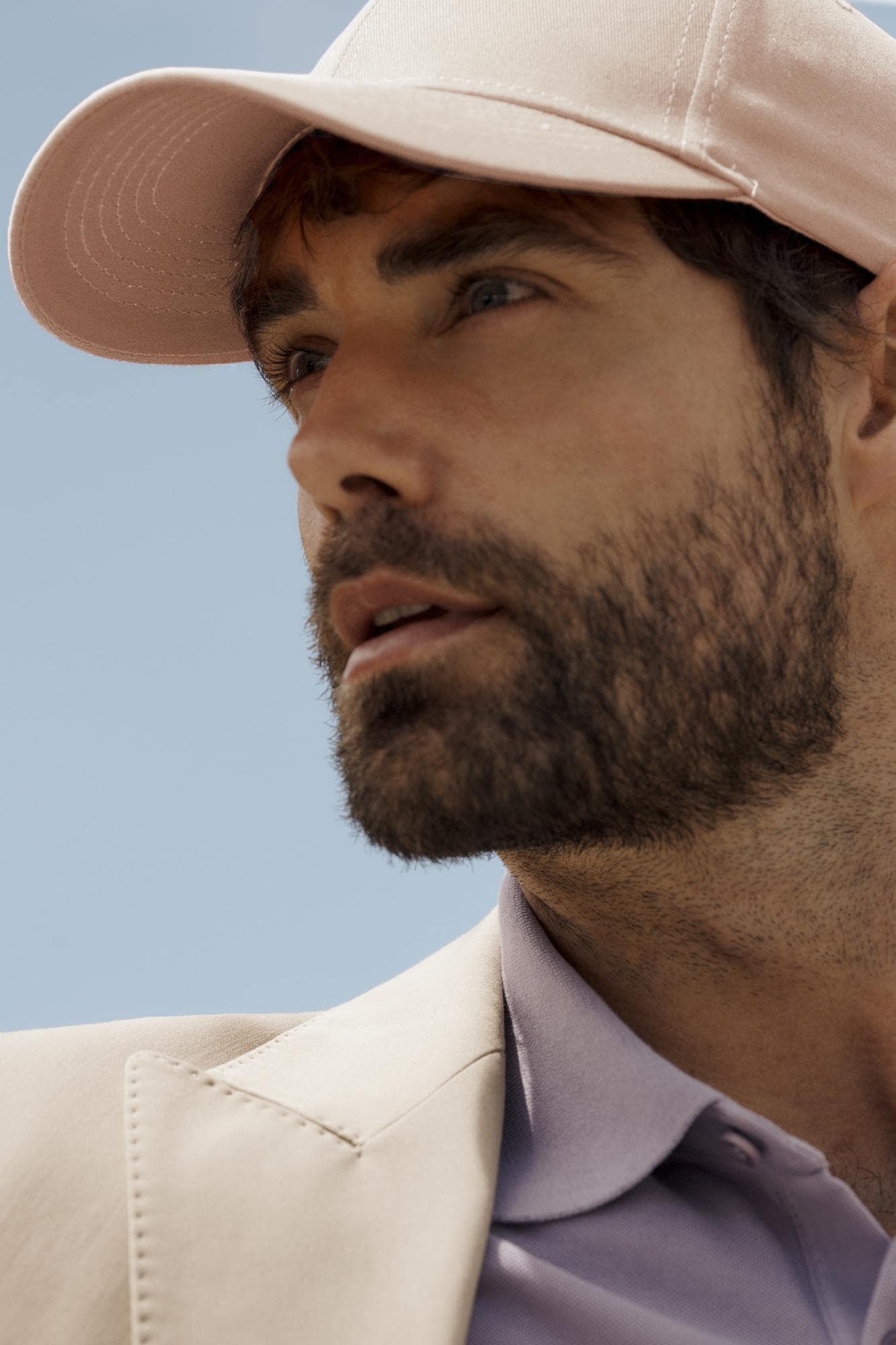 Roeckl cap Baxley in white cotton