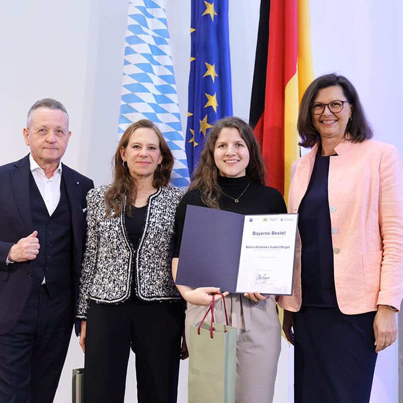 Eine Auszubildende bei ROECKL hat die Auszeichnung als bundesbeste Auszubildene bekommen.