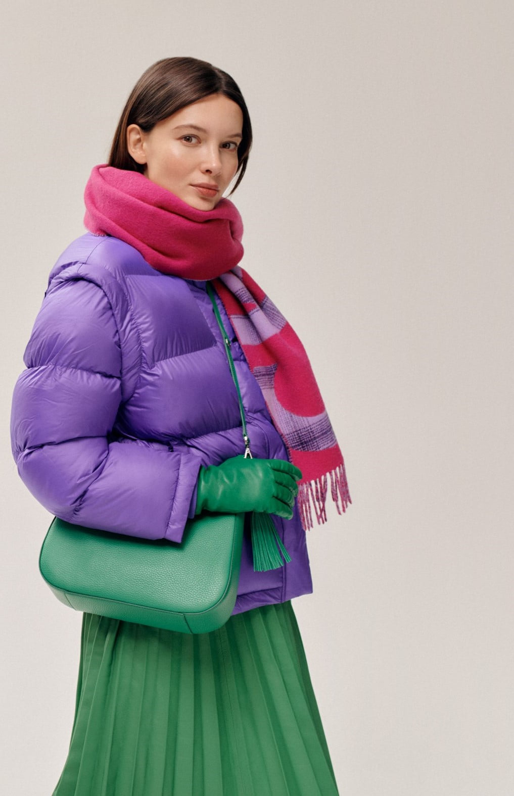 Roeckl Herbst Winter Kollektion 2023, Schal Logo Check, Tasche Cleo, Handschuhe Prag