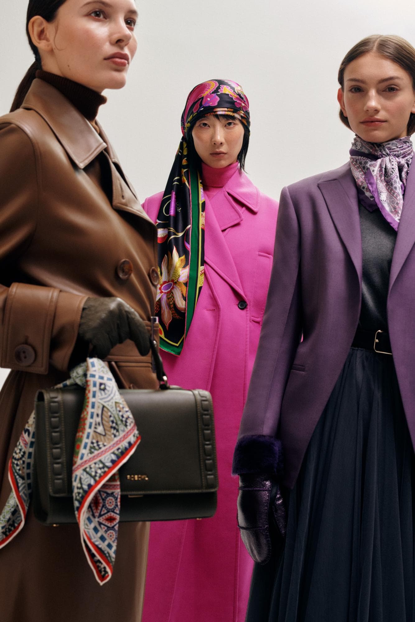 Roeckl Herbst Winter Kollektion 2023, Tuch Kaleidoskop, Tasche Olivia