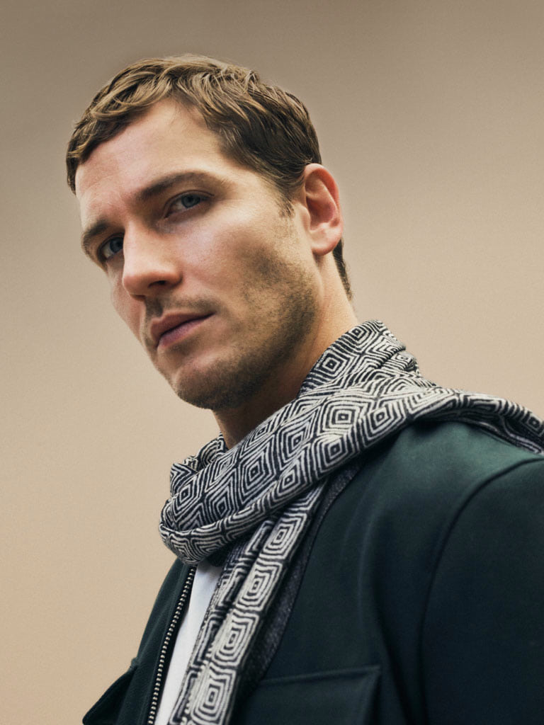 Die Strickmütze Hemp Rip in blau ist ein Highlight.