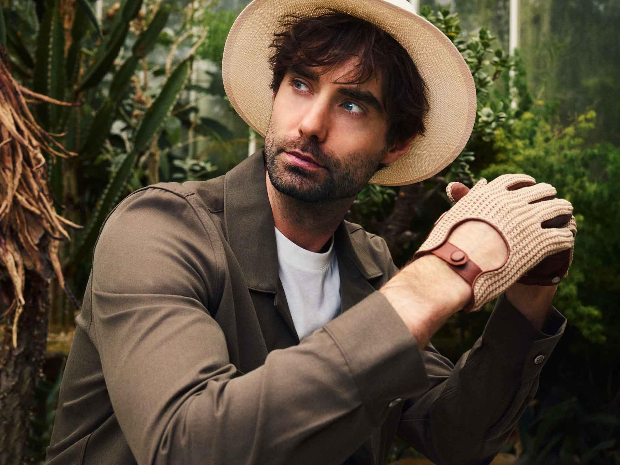 Moderner Hut Orly in braun aus Stroh