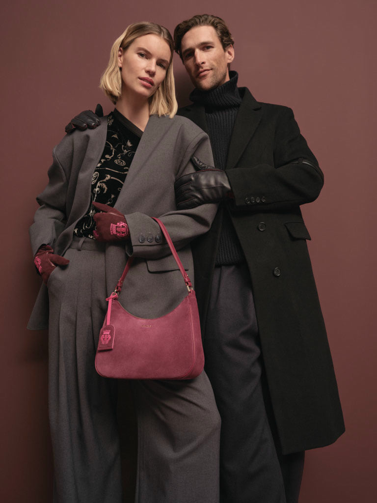 Handbag Cleo in white cowhide nappa leather