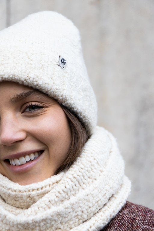 Warm Embrace Strickset aus Kamelwolle