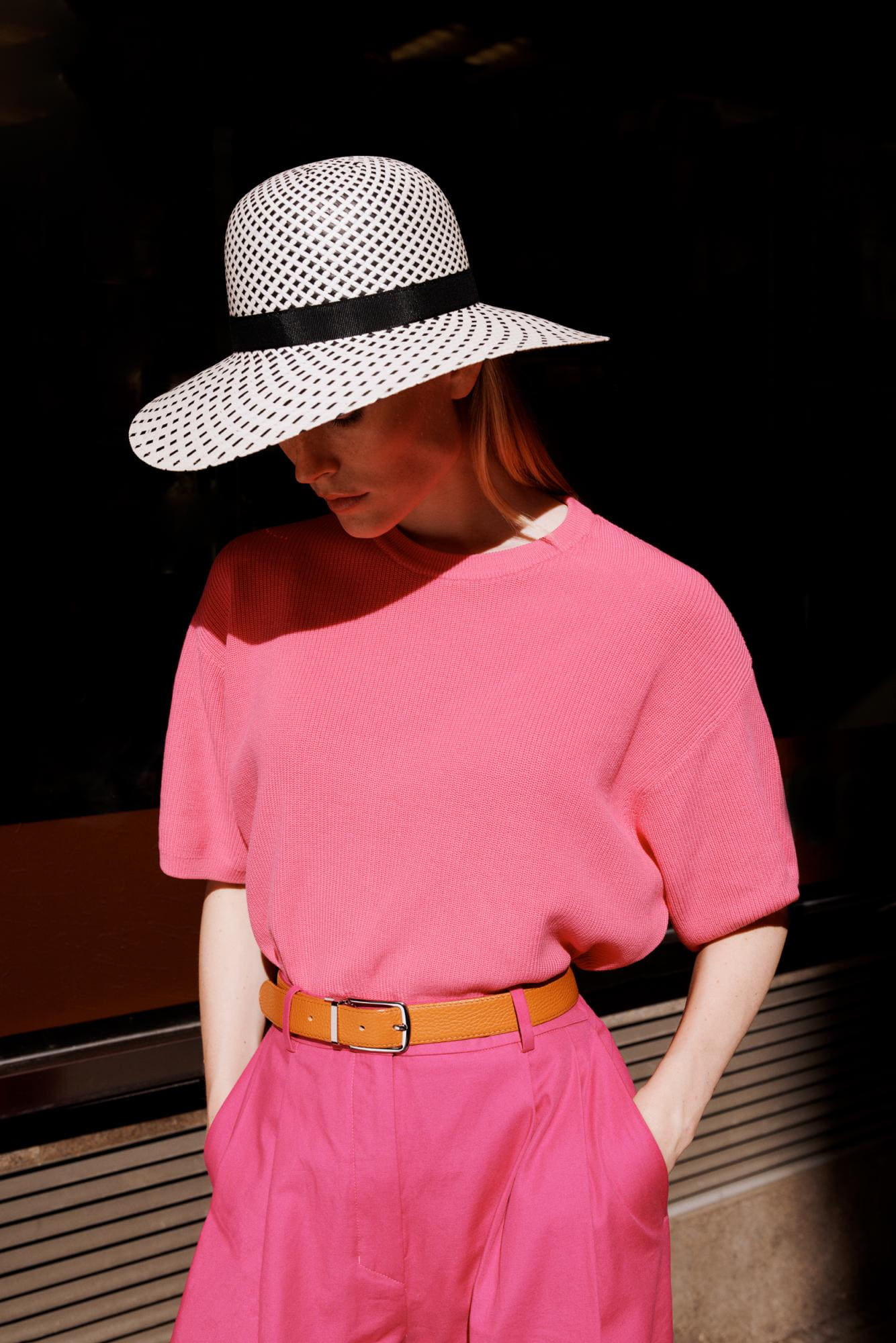 Der Hut Lima in schwarz und weiß ist sehr edel und ein guter Sonnenschutz.