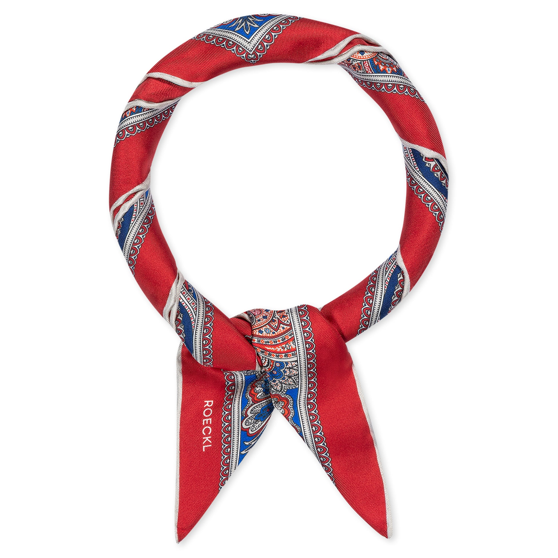 Roeckl Nickituch Seide Fine Paisley - 53x53 Cm Multi Heaven