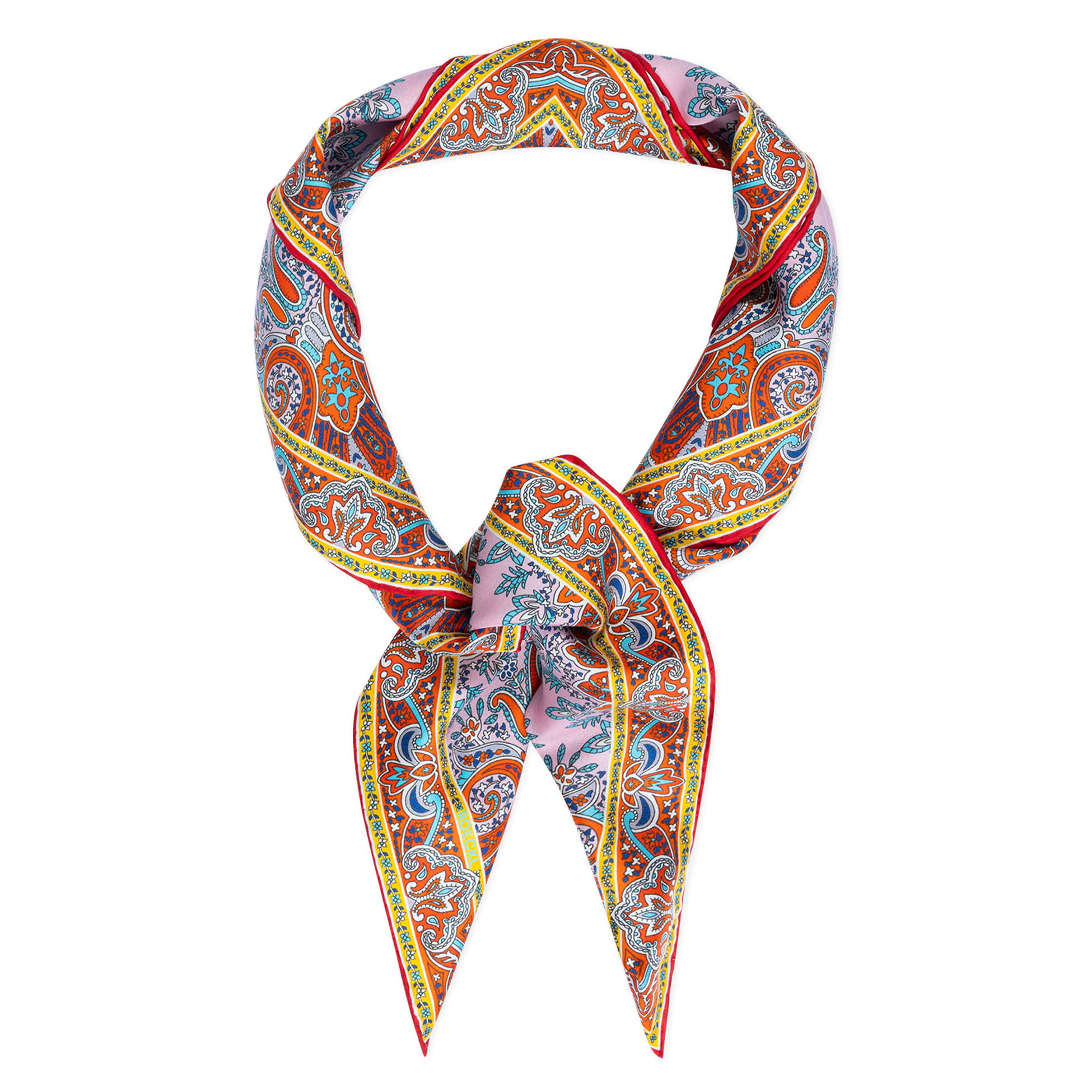 Paisley Reflection 90x90 - multi blossom at ROECKL