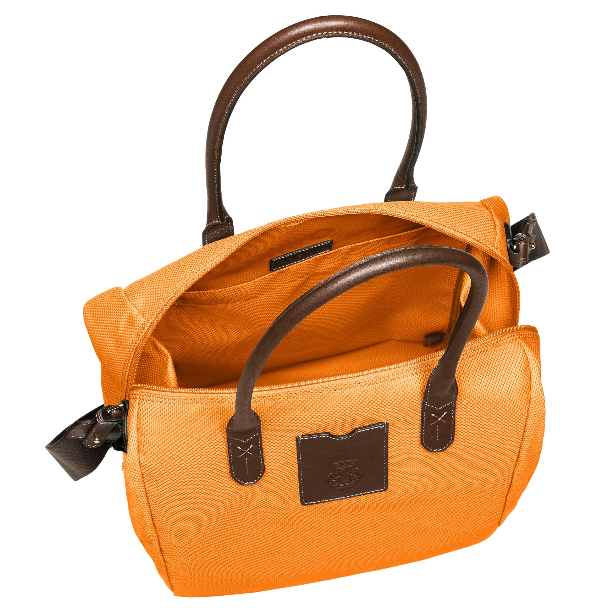 Bottle Bag Schultertasche Maxi mandarine