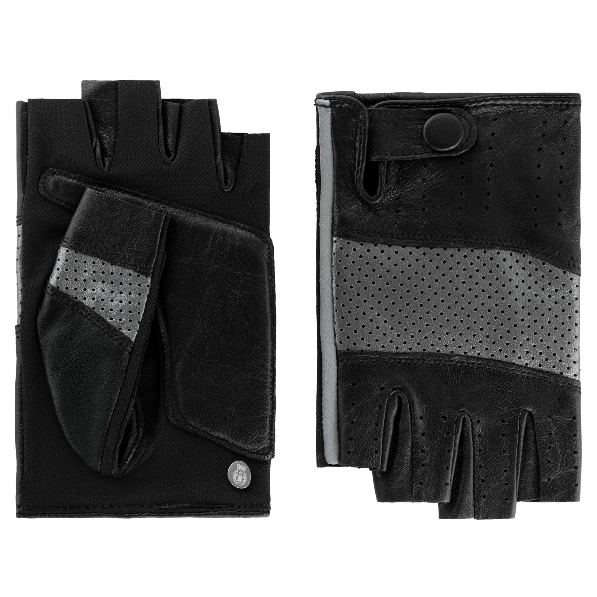 Short finger gloves for women