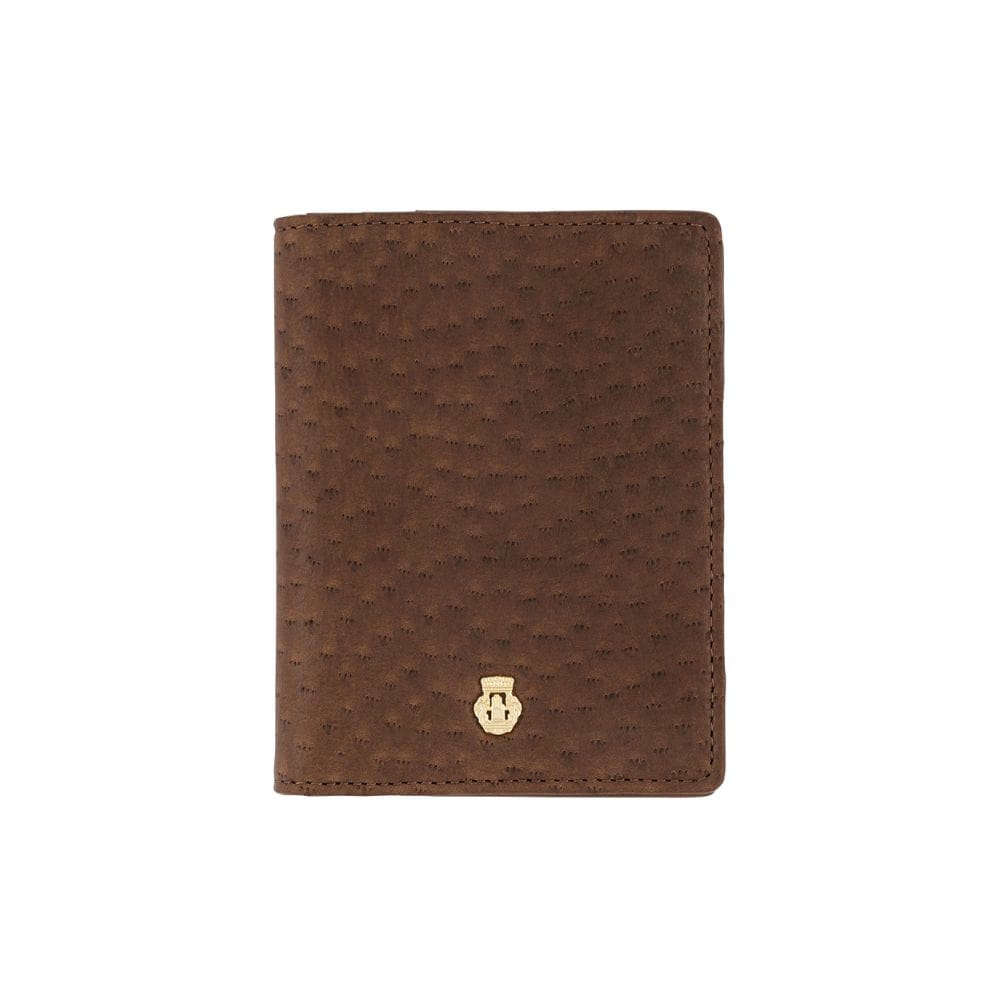 ◇COURONNE◇ Fermoir Middle Wallet (Dark Brown)_RCWEX24641BR COURONNE FERMOIR MIDDLE WALLET
