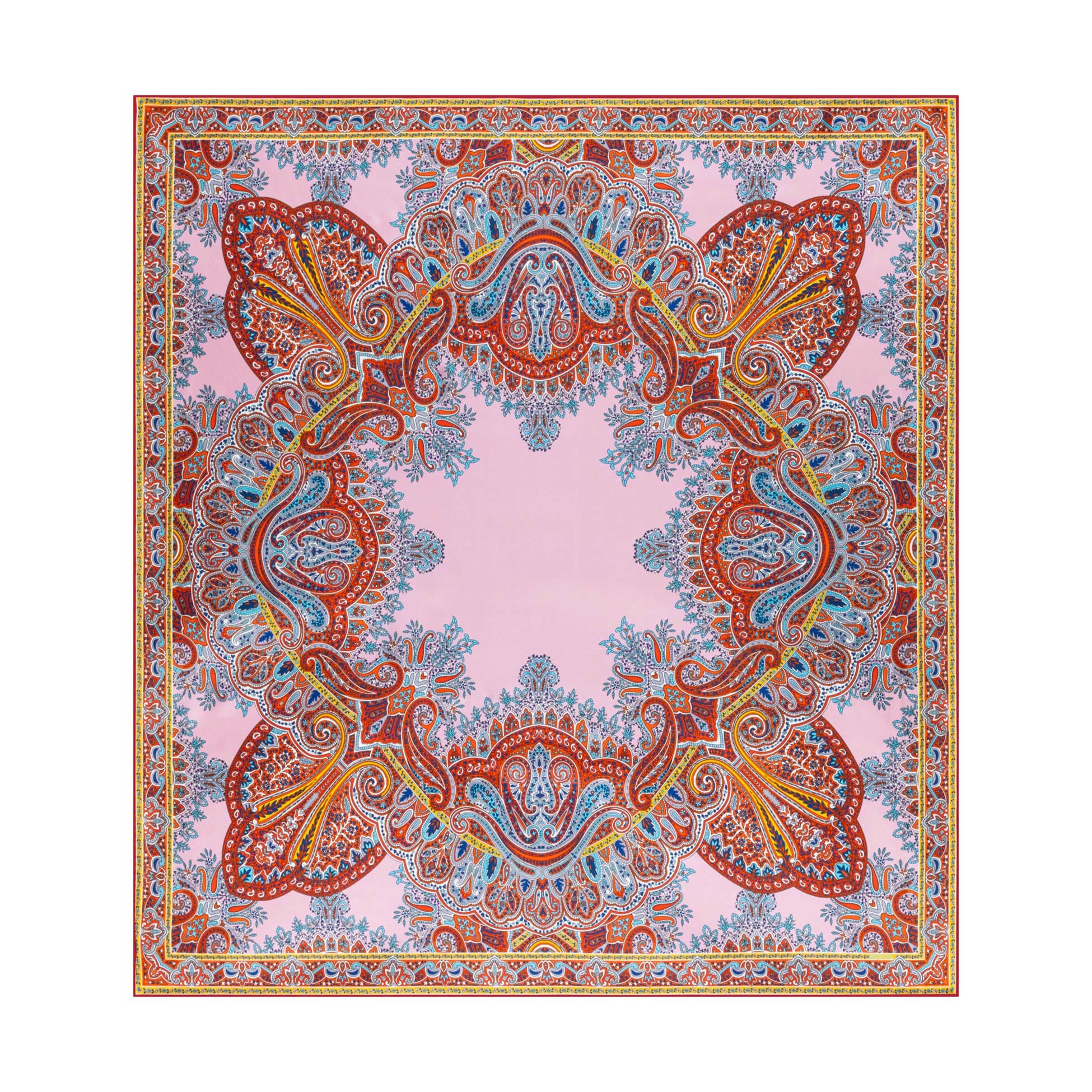 Paisley Reflection 90x90 - multi blossom at ROECKL