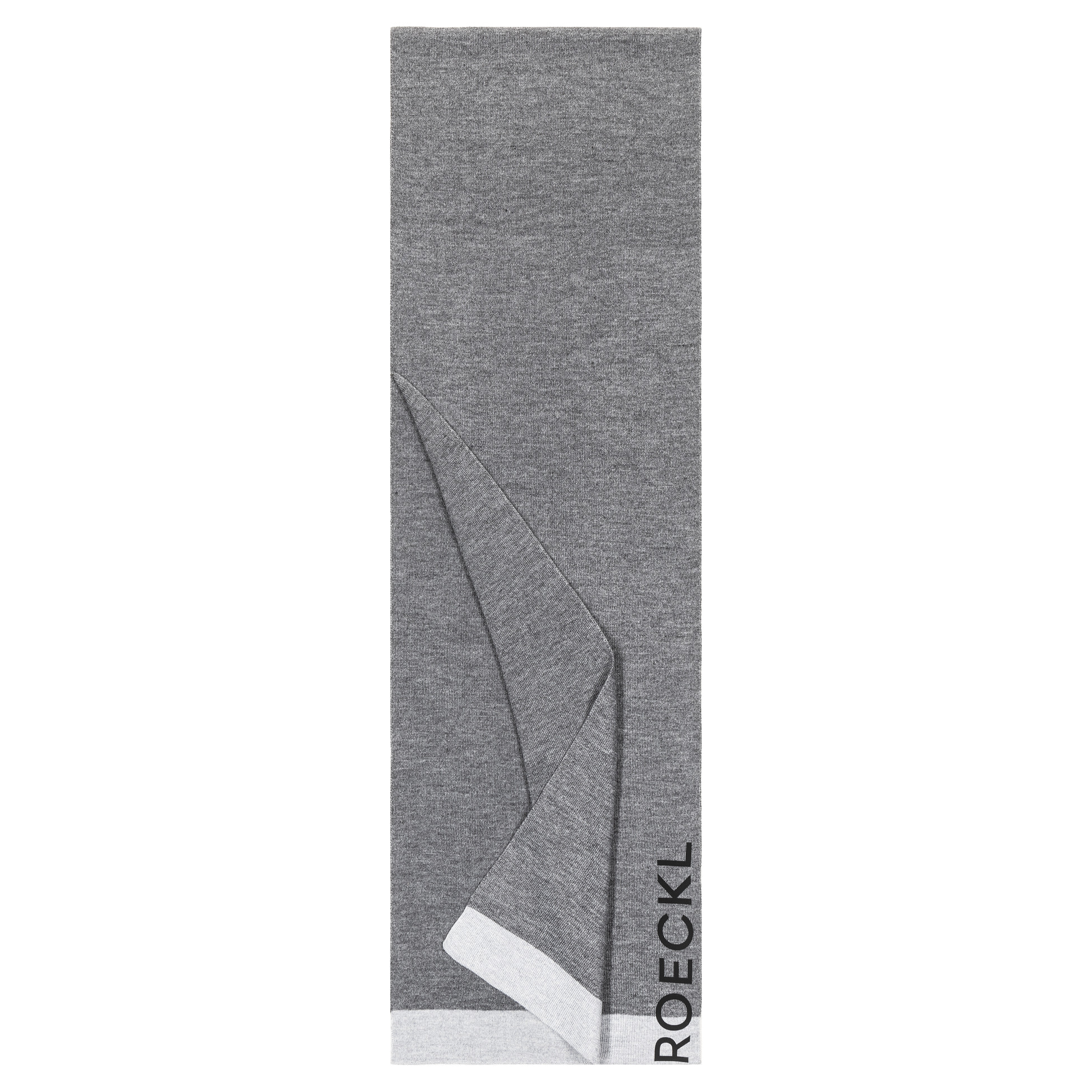 Modern Logo Schal 30x180 - anthracite im ROECKL Online Shop