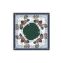 Anni 53x53  - multi navy