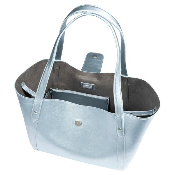 Florence Shopper metallic medium - silver