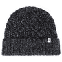 Winter Tweed Mütze  - black