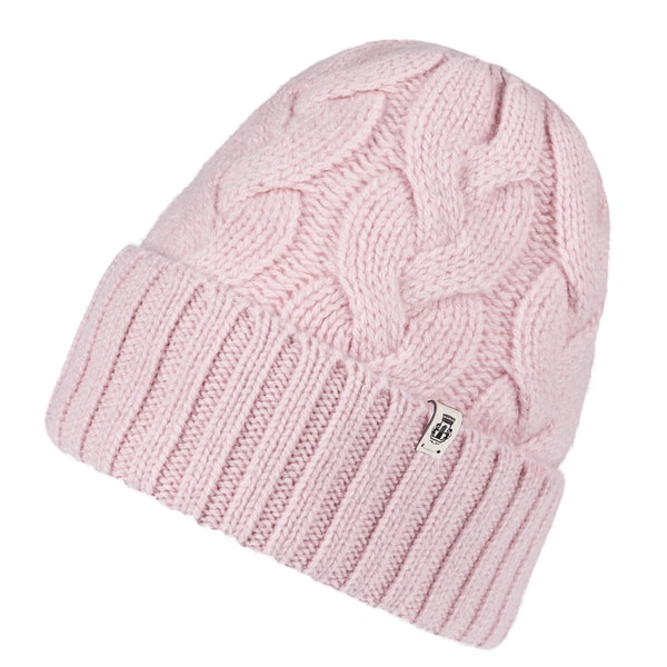 Braided Cashmere Muetze - blush
