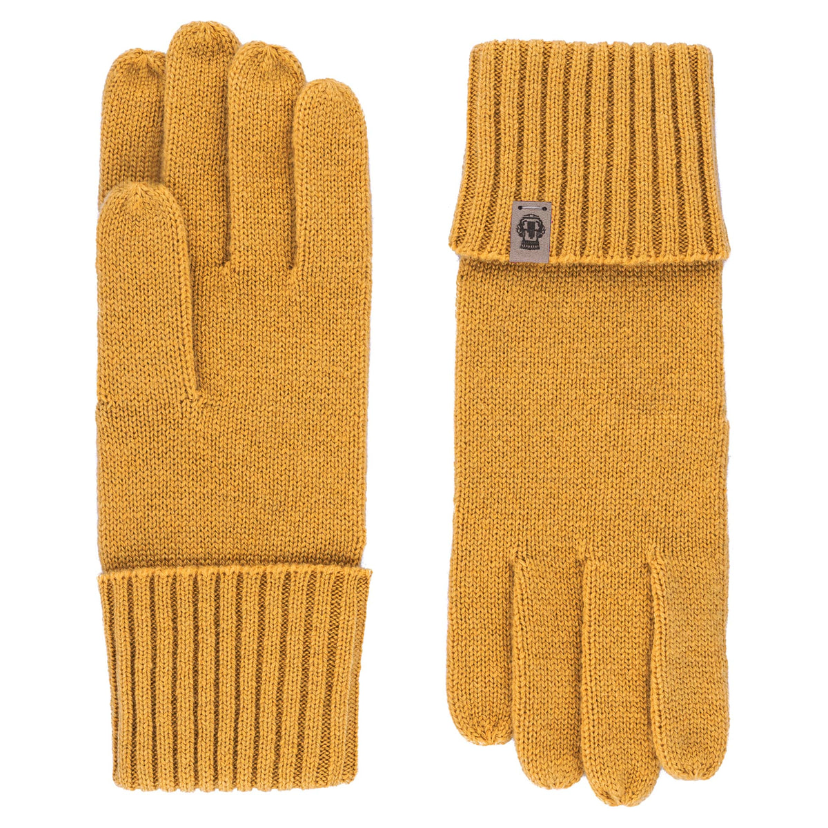 Winter Stripes Handschuh - safran