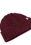Cashmere Twist Mütze  - mulberry