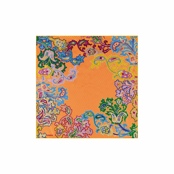 Paisley Illusion 53x53 - orange