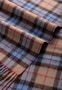 Stripe Tartan 40x180  - taupe/bleu