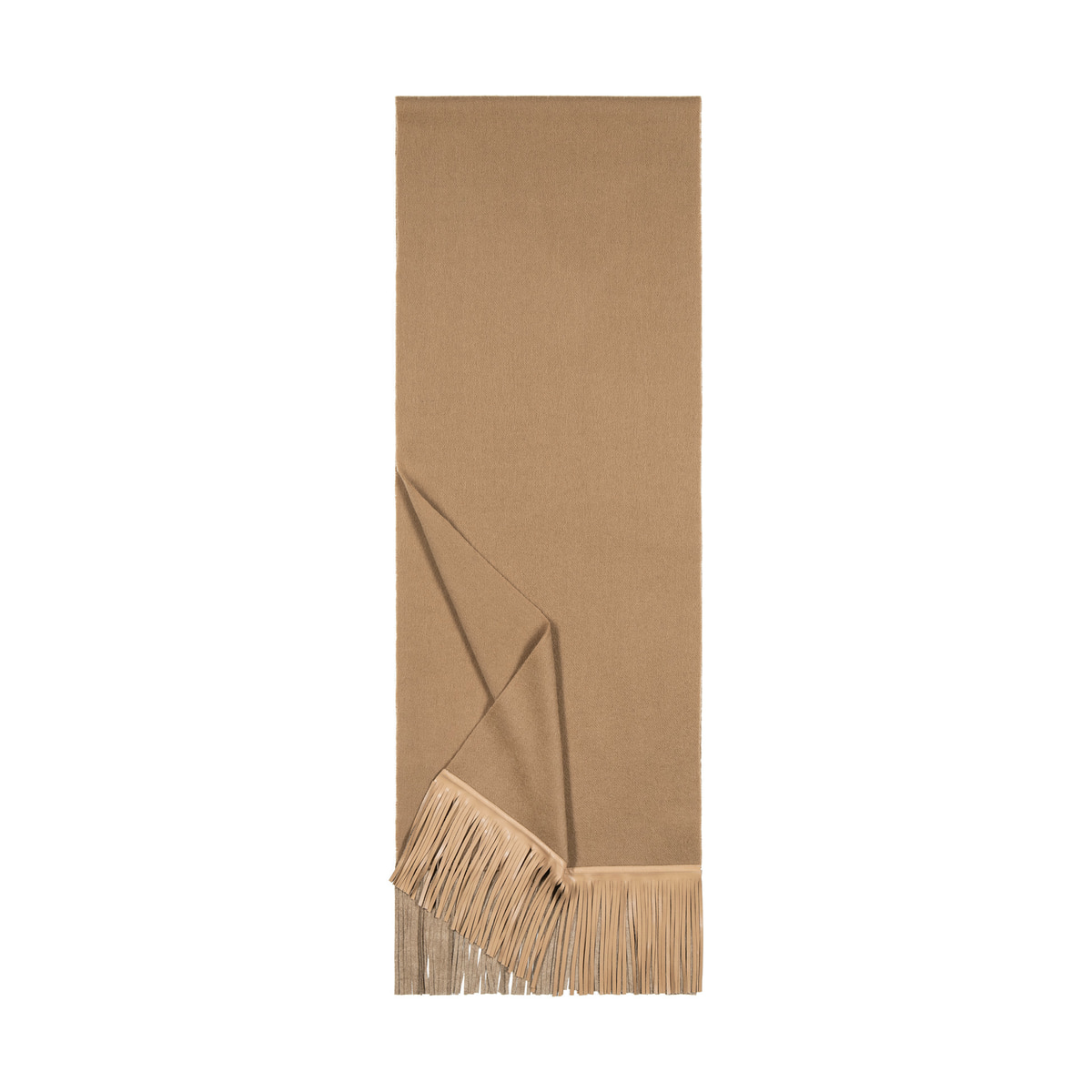Wool Fringes 35x180 - camel