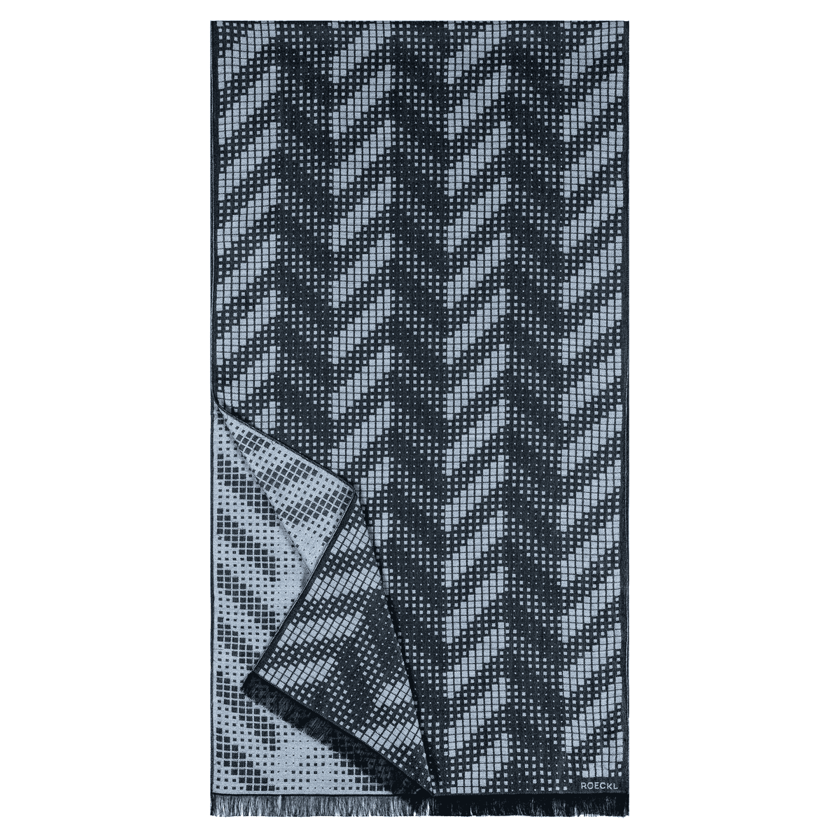 Graphic Jacquard 53x190 - jeans