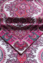 Paisley Star 90x90  - multi magenta