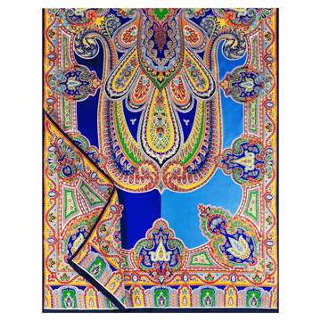 Majestic Colourblocking 70x180 - multi navy