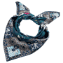 Lucky Elephant 53x53  - multi emerald