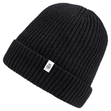 Klassische Strickmütze  - black