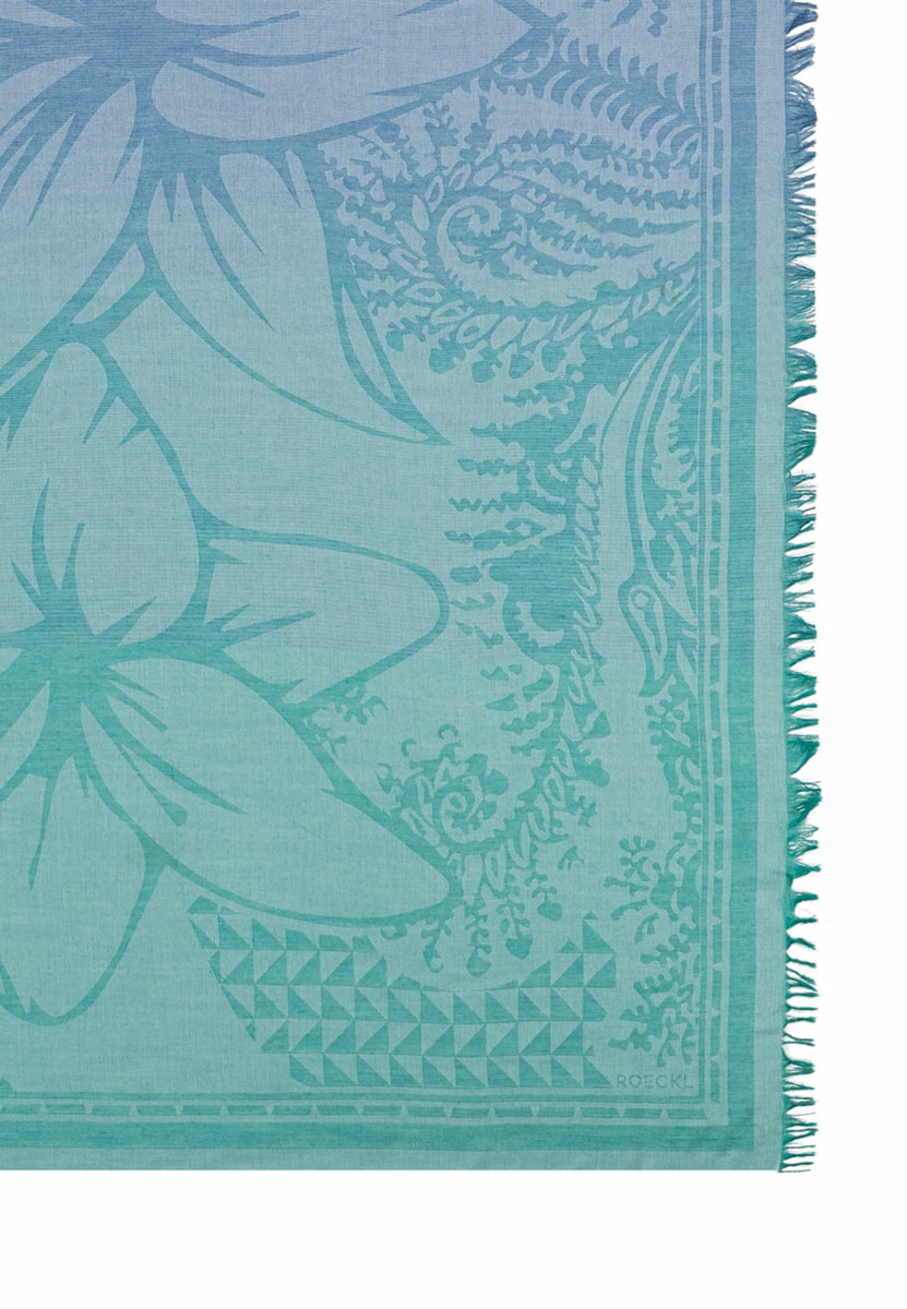 Lily Pattern 142x145 - turquoise