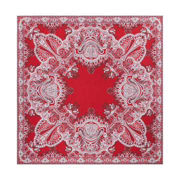 Paisley Reflection 90x90 - multi red