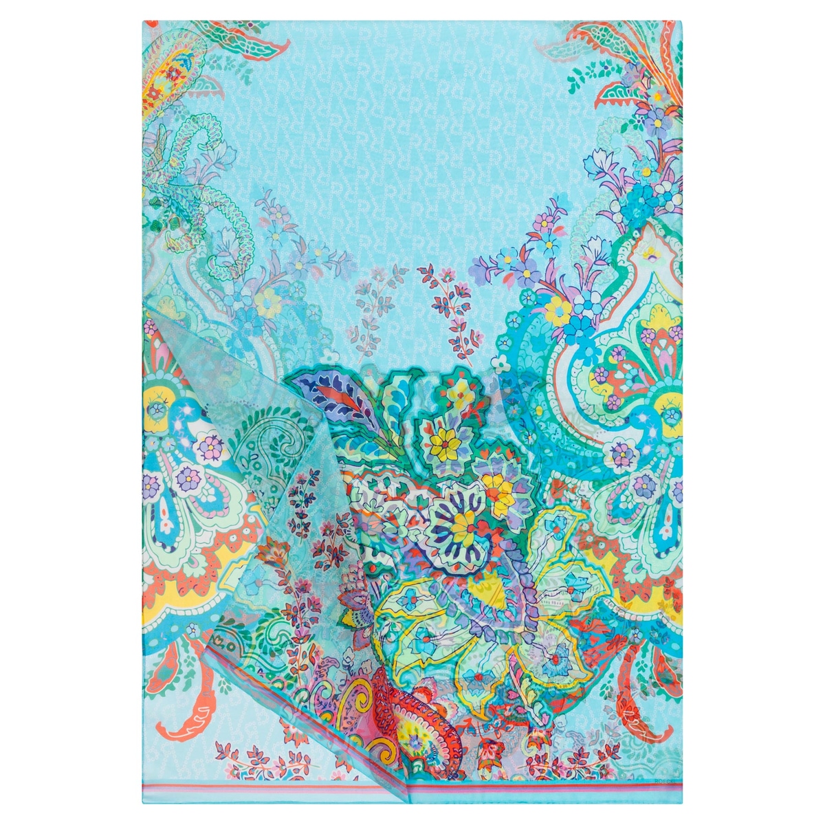 Double-R Paisley 65x180 - multi turquoise
