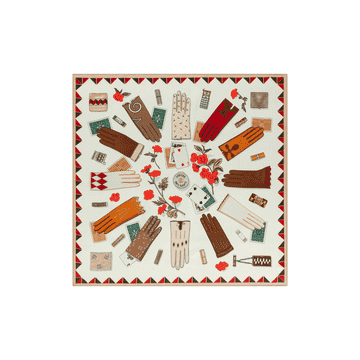 Dakota 65x65  - multi woolwhite