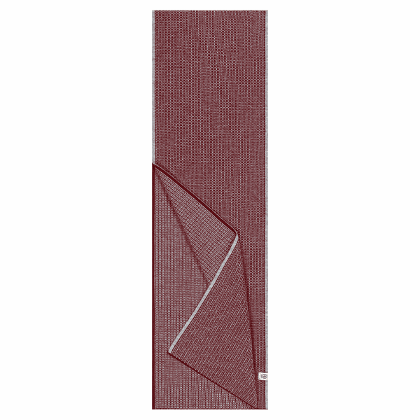 Tie Jacquard Schal 25x170 25x170 - wine
