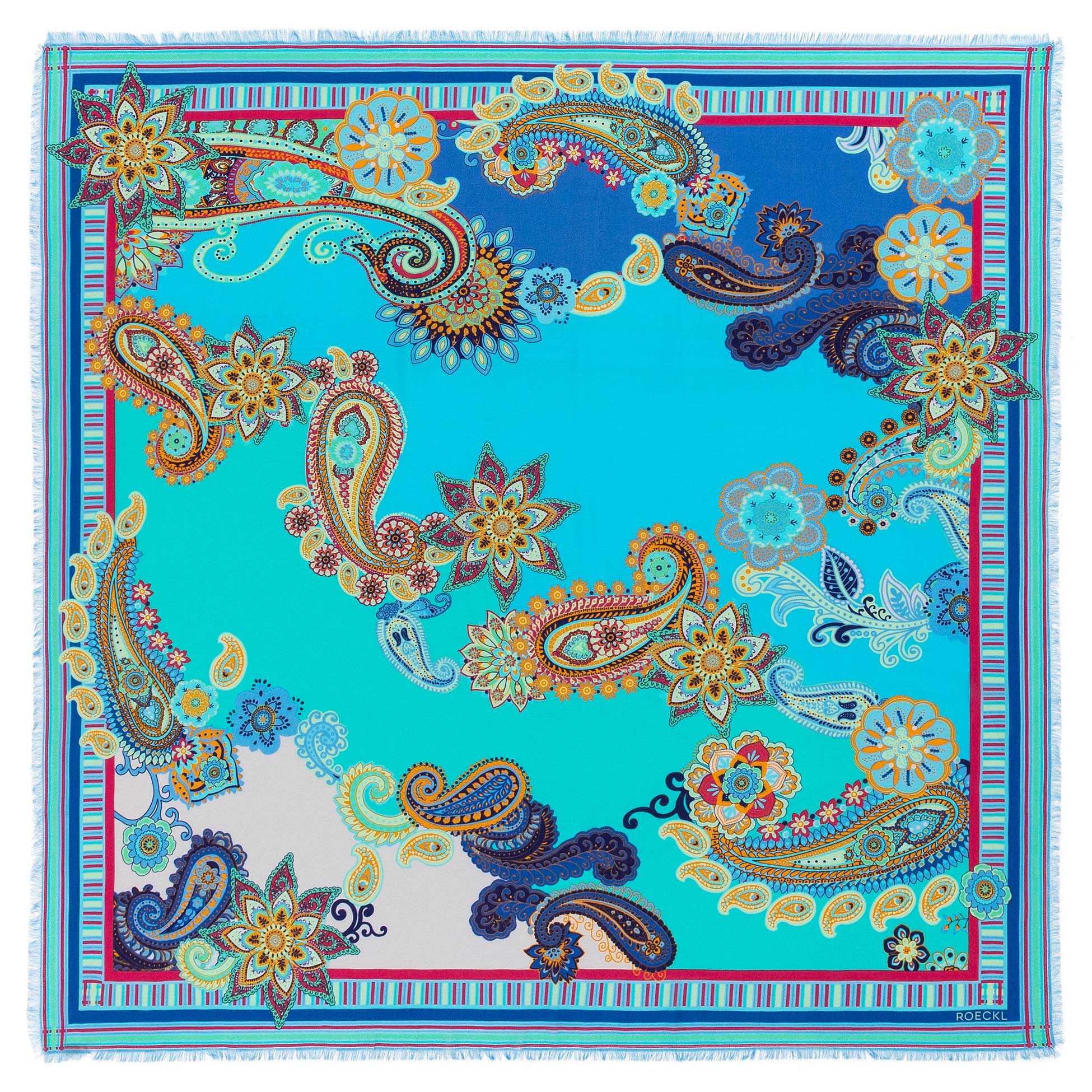 Summer Vibes 130 x 130  - multi blue
