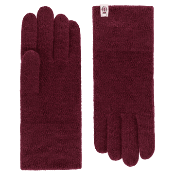 Pure Cashmere Handschuhe - burgundy