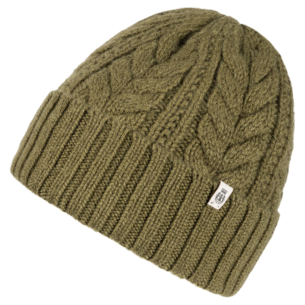 Cashmere Twist Mütze  - forest