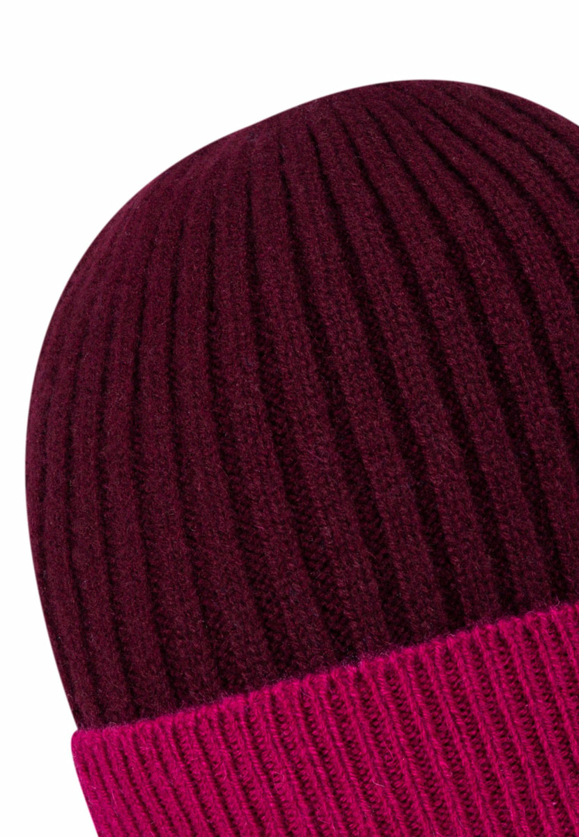 Colour Waves Mütze - wine