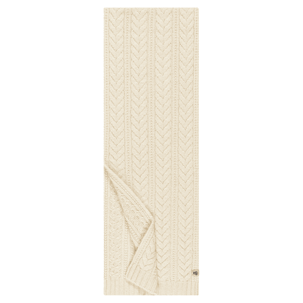 Cashmere Twist Schal 30x180  - woolwhite