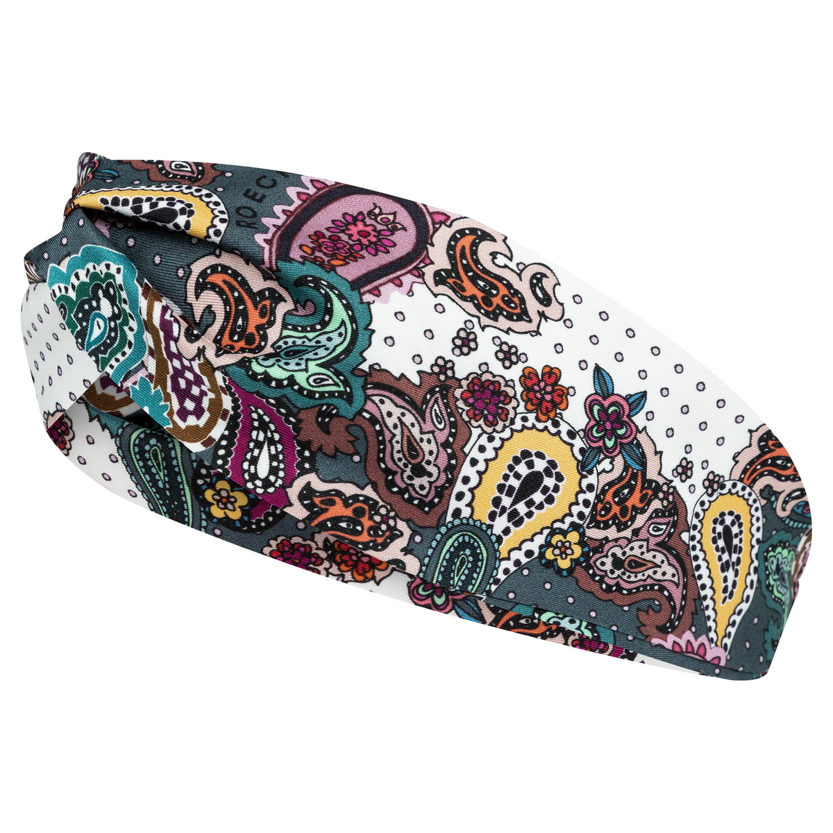 Hairband Paisley - multi petrol