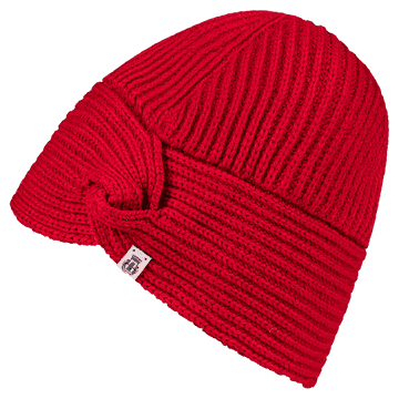 Essentials Mütze mit Knoten - red