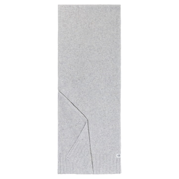 Merino Tweed Schal 35x180 - light grey