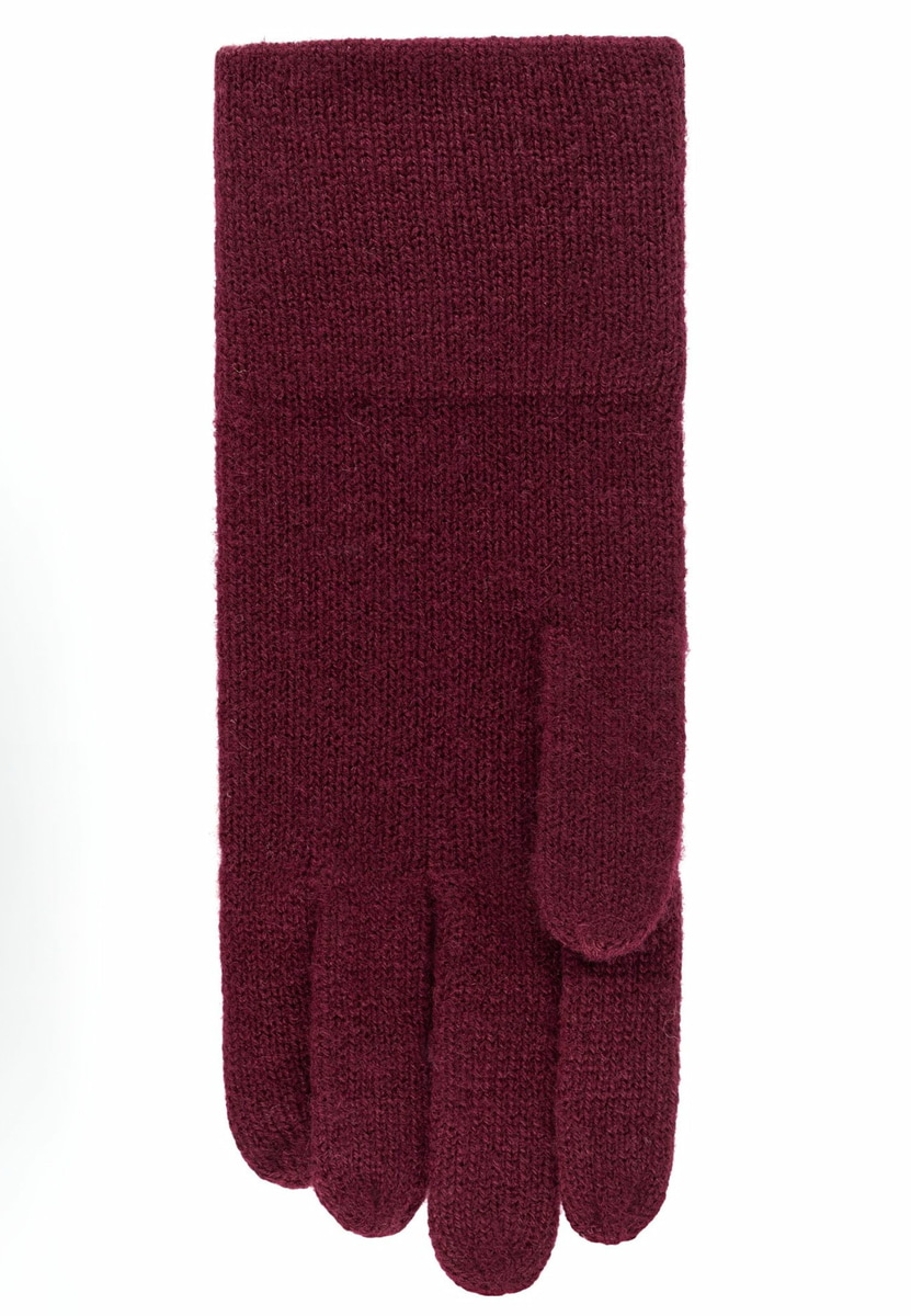 Pure Cashmere Handschuhe - burgundy