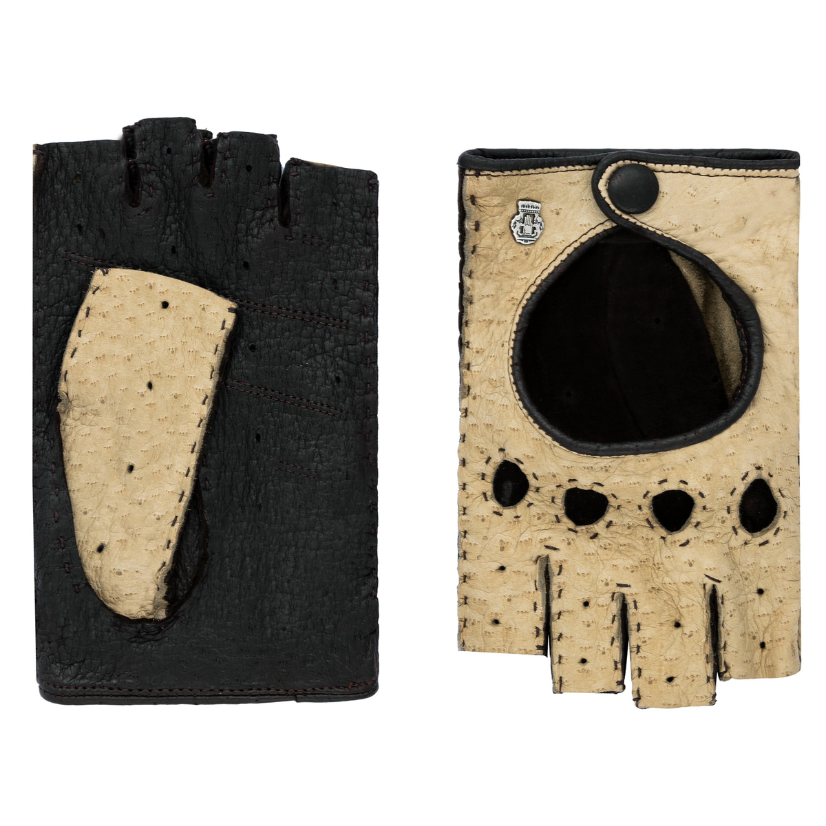 Meran Autofahrer  - ecru/coffee