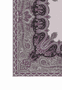 Enchanted Paisley 140x140 - violet/silver